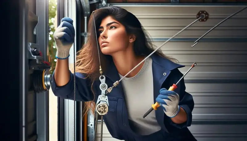 Garage Door Cable Repair — Alorton