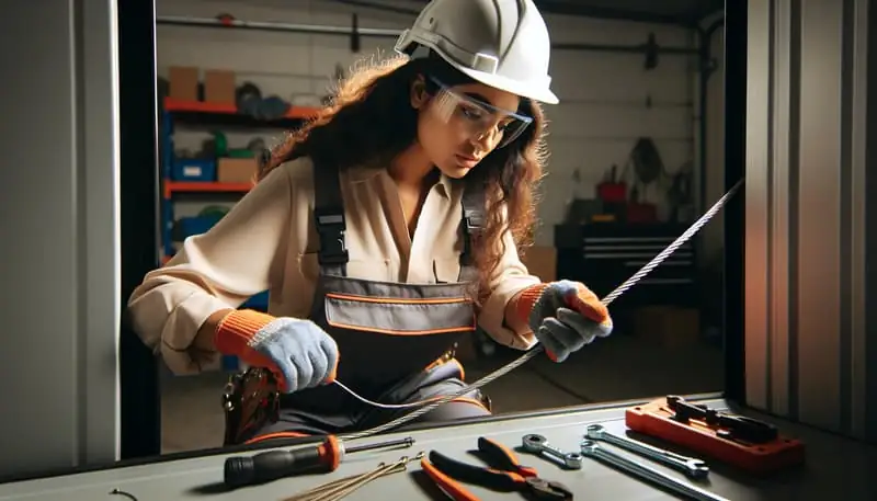 Garage Door Cable Repair — Castle Point