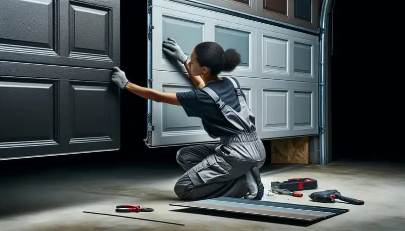 Garage Door Panel Replacement in Newport