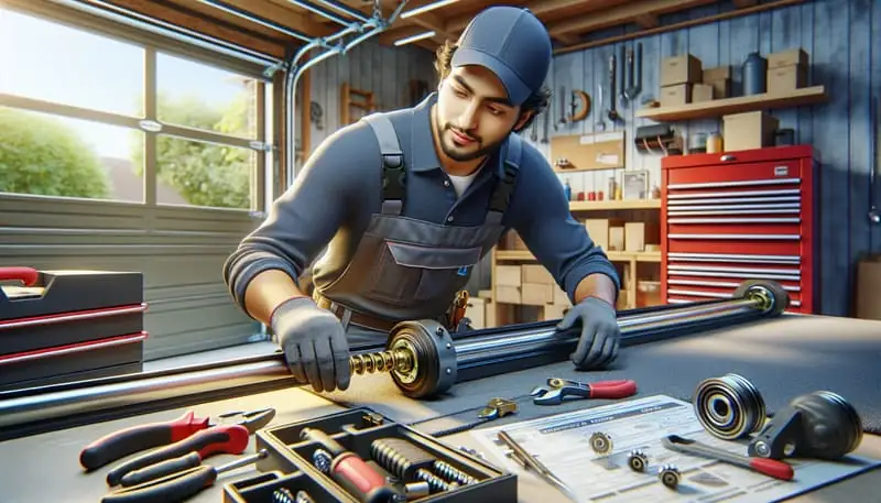 Garage Door Roller Replacement in Maplewood