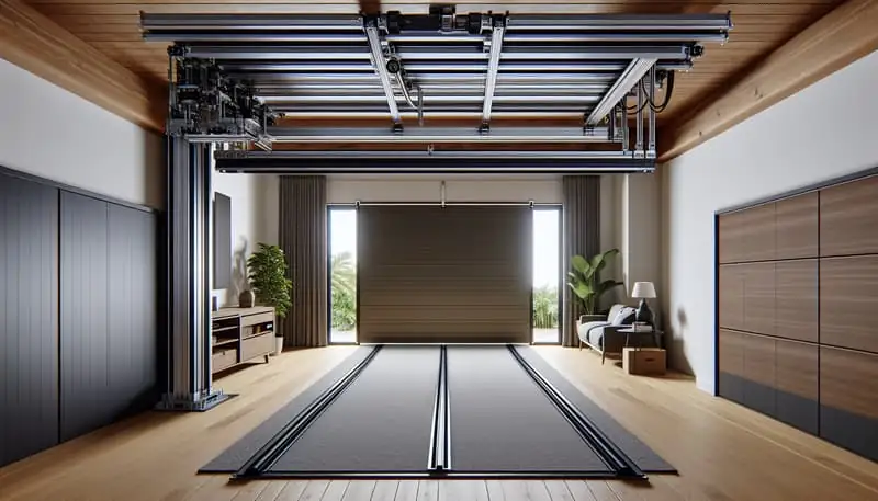 Garage Door Track Repair — Maplewood