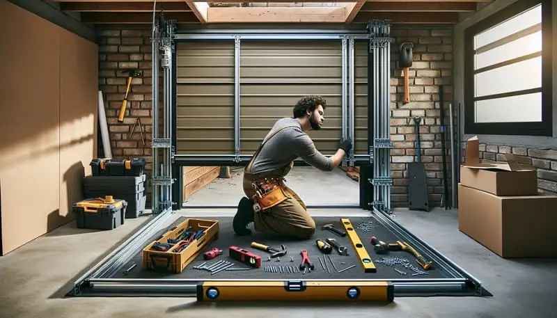 Garage Door Track Repair — Olivette